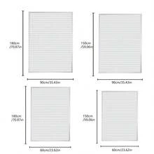 2 Pack Window Blinds Cordless Blackout No Drill Cut To Size Clip On Stick On Self Adhesive Temporary Blinds Pleated Paper Blinds For Windows Doors Shades For Home Nursery Bedroom Kitchen Bathroom,  35" W X 70" L,  Multiple Sizes - White - View 7