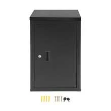 ZhdnBhnos Package Delivery Boxes For Outside | 25.4x11.42x14.96 Inch Lockable Parcel Drop Box | Wall Mounted Extra Large Mailbox For Parcel | Home Parcel Box For Porch Yard | With Anti-Theft Baffle | Black - Variant,4 - View 7