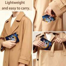 New Arrival Personalized Wallet, Cute Cartoon Astronaut & Football Printed Wallet, Suitable For Men, Women, Students, Children - Multicolor - View 7