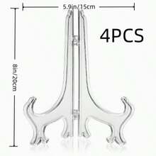 Plastic Photo Frame Art Plate Display Stand Business Card Holder Display Stand For Weddings And Birthday Parties - Photo Frame Stand - View 9