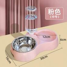 二合一自动宠物喂食器和饮水器，防滑猫狗碗带循环饮水器，宠物用品 - 多重規格 - 查看 18