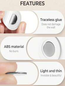 1pc Magnetic Remote Control Holder - Multifunctional Magnetic Storage Rack, Remote Control Organizer, Floating Wall Mount, Punch-Free Installation, Silicone Wall Mount, Suitable For Remote Controls, TV Cabinets And Tools, Simple Design - Multicolor - View 8