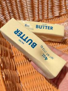 2pcs Soft Butter Stick Squishy Toys - Slow Rising Soft Cheese Sticks, Practical Joke Gifts, Stress Relief Toys, Perfect For Holidays, Birthdays And Parties - A - View 3
