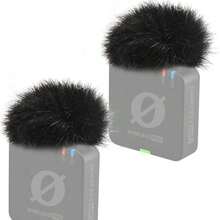 Vỏ bọc micro cho Rode Wireless Pro, mút chắn gió lông mèo lọc tiếng pop tương thích với hệ thống micro không dây Rode Wireless Pro, giảm tiếng ồn nền, cải thiện chất lượng âm thanh (2 cái) - Một cỡ - Xem 4