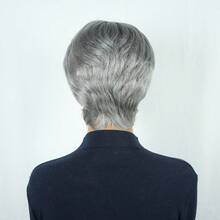 Short Pixie Cut Wig With Bangs - Straight Brazilian Human Hair, Perfect For Daily Wear, Everyday Hair Accessory, Rose Net Cap, Short Hair Wig For Women - Multicolor - View 9