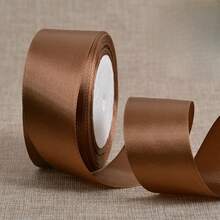 25 Yards Satin Ribbon 4CM Wide, Wedding Chair Decor, Flower Gift Wrapping, Cake Packaging Ribbon - Multicolor - View 35