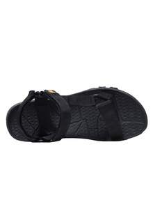 CAMEL CROWN Sandal Olahraga Luar Ruangan Pria, Sandal Pantai Nyaman Anti Selip dan Tahan Aus, Sandal Kasual Ujung Terbuka - Hitam - View 7