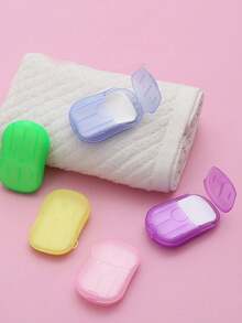 Giấy xà phòng mini dùng một lần, giấy xà phòng rửa tay di động, thích hợp cho du lịch ngoài trời, giấy xà phòng cầm tay, giấy xà phòng, giấy xà phòng không gỉ, thích hợp cho học sinh, giấy xà phòng du lịch di động, khăn giấy đa chức năng, giấy xà phòng du lịch thiết yếu, đồ dùng du lịch, kỳ nghỉ hè, đồ dùng học tập - Nhiều màu - Xem 5