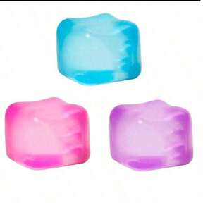 Soft Plush Toy - Muscle Candy Shaped Stress Relief Toy, Malt Candy Texture, Squeeze Squeeze Squeeze, Adult Anxiety Relief Fingertip Toy (Product Photos Above, PVC Bag Is Accessory, Ice Cubes Not Included)