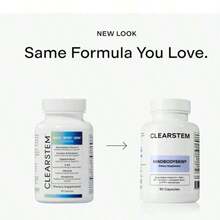CLEARSTEM - MINDBODYSKIN Hormonal Acne Supplement (5-HTP) - Natural DIM Supplement - Skin Care Vitamins - Hormone Balance, Antioxidants - Gluten Free, Cruelty Free - 30 Servings, 90 Capsules - 2PCS - 查看 2