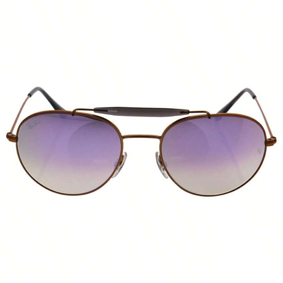 Ray Ban Rb 3540 198-7X - Bronze Copper-Lilac Gradient Flash By Ray Ban For Unisex - 53-18-140 Mm Sunglasses - trắng - Xem 1