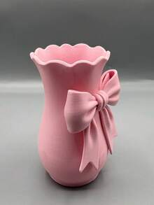 1pc Nordic Style 3D Printed Vase Set, Waterproof Dry Flower Planter Home Decor - Multicolor - View 6