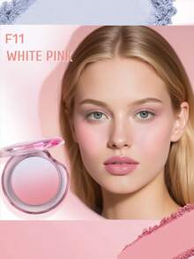 Romantic Beauty: RMT Gradient Blush, Long-Lasting Makeup, Natural Highlighter Contouring Blush, Matte Finish, Suitable For Various Festivals, Daily Use, Mother's Day Gift, Valentine's Day Gift, Gift For Sisters - Peach Blossoms In November - View 7
