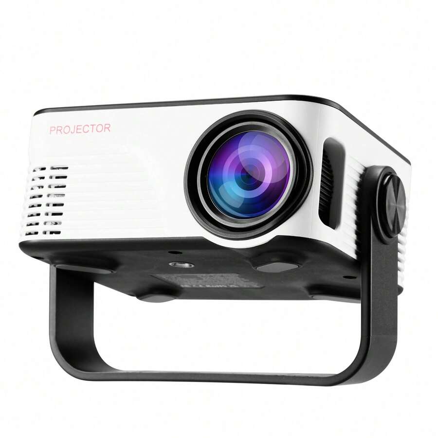 1pc M40 Portable Mini Projector, With WiFi, 360P HD Full HD, 180° Rotatable Stand, Built-In/Compatible With IOS/Android/Windows/USB, 60 ANSI Lumens, 16:9 Aspect Ratio, LCD Display, Button Control, 100-240V Power, No Battery Required - Fast Shipping/Home Essential/Quality Experience And Perfect Gift. (Includes User Manual For 31 Countries)