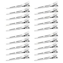 60pcs/30pcs/20pcs/10pcs Bangs Duckbill Positioning Clips Makeup Artist Styling Clips Studio Perm Styling Seamless Clips Hairdressing Finger Wave Sectioning Clips Seamless Pointed Clips Hair Fixing Metal Spring Clips Metal Duckbill Clips - Clip - View 8