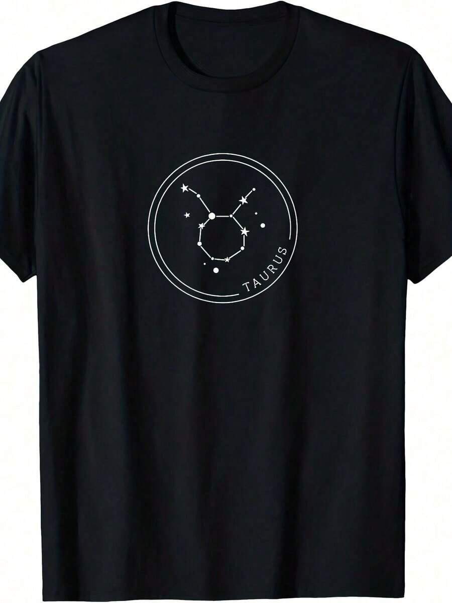 Camiseta con el Signo del Horóscopo Zodíaco Tauro - Bronce - Ver 1
