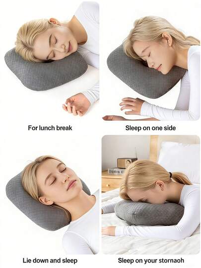 1 chiếc gối nằm nghiêng, thiết kế hình chữ O rỗng có lỗ tai, được làm đầy bằng chất liệu đàn hồi cao, gối chăm sóc tai giúp giảm đau và áp lực tai sau khi xỏ khuyên, thích hợp cho tư thế nằm nghiêng, nằm sấp, ngủ trưa, chăm sóc tai, ngủ tại nhà và các trường hợp khác.