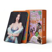 55張 KAT/SEYE Mod & Mad 專輯 LOMO 小卡，高畫質收藏支撐卡，K-Pop 女團粉絲周邊，適用於 Manon、Daniela、Lara 多款專輯造型，雙面高畫質印刷，圓角銅版紙，抗折，適合卡片相簿收納、手帳裝飾、桌面擺飾，生日、節日、畢業、開學禮物，EYEKONS 粉絲收藏，2026 新款 - 彩色 - 查看 5