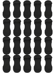 1/5/10双装 女士夏季薄款竖条纹吸湿透气隐形低帮休闲袜 - 彩色 - 查看 16