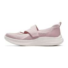 Skechers BOBS FLEX 女士休闲鞋，玛丽珍鞋，轻便舒适，适合日常户外穿着，货号 117732-BLSH - 裸粉色 - 查看 1