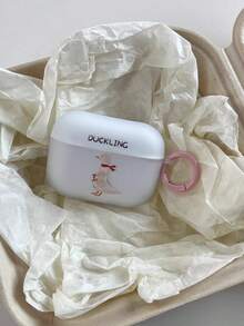 Transparent Duck Design Protective Case Compatible With Airpods 2/3/Pro/Pro2/Pro3, Suitable For New 4 - Clear - View 3