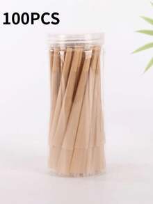 50/100/200 piezas Conos naturales pre-enrollados, Papel de liar ultra-fino de 1-1/4 pulgadas que se quema lentamente con boquillas de filtro, Envoltorios pre-enrollados con forma de cuerno, Accesorios para fumar fáciles de usar, Ideal para uso diario y como regalo, Regalo perfecto para entusiastas del fumar en días festivos, San Valentín y Día del Padre - Multicolor - Ver 9