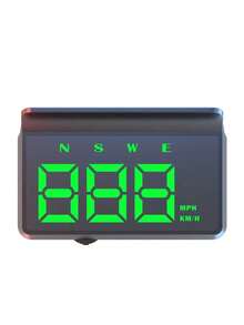 Reletech M4-HUD Colorful OBD Display: See Speed, Temp & Voltage Clearly On Your Windshield, Large Font & One-Click Control, Easy Plug-And-Play Setup With Anti-Glare HD Clarity - W2S - View 15
