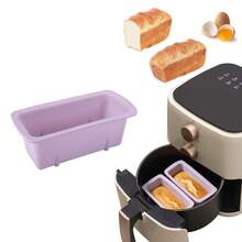 1pc Rectangular Silicone Cake Mold Silicone Bread Baking Pan, Available In Large And Small Sizes, Non-Stick, Easy Release, Suitable For Homemade Cakes, Breads, Meat Rolls And Omelets, Size: 7.56 Inches X 3.74 Inches, Thicker Non-Slip Silicone Mold, Bread/Toast Mold, Large Capacity Ice Tray, Thicker And Larger Rectangular Silicone Ice Mold For Summer, Baking Equipment, Cake Tools, Kitchen Accessories Home - Multicolor - View 15