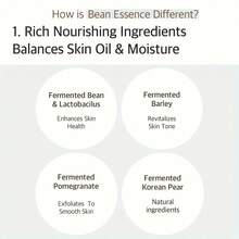 Jungshea Bean Essence: Gentle Exfoliation ,Anti-Aging & Skin Glow Serum,Hydrate, Brighten & Revitalize Your Skin! Skincare - 2pcs - 查看 7