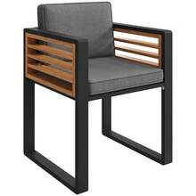 Garden Furniture Set, Garden Lounge Set With Table And 12 Chairs, Patio/Balcony Furniture Set For 12 People, Garden/Dining Furniture Set, Garden Sofa Set, Glass Tabletop - 灰色 - 查看 5