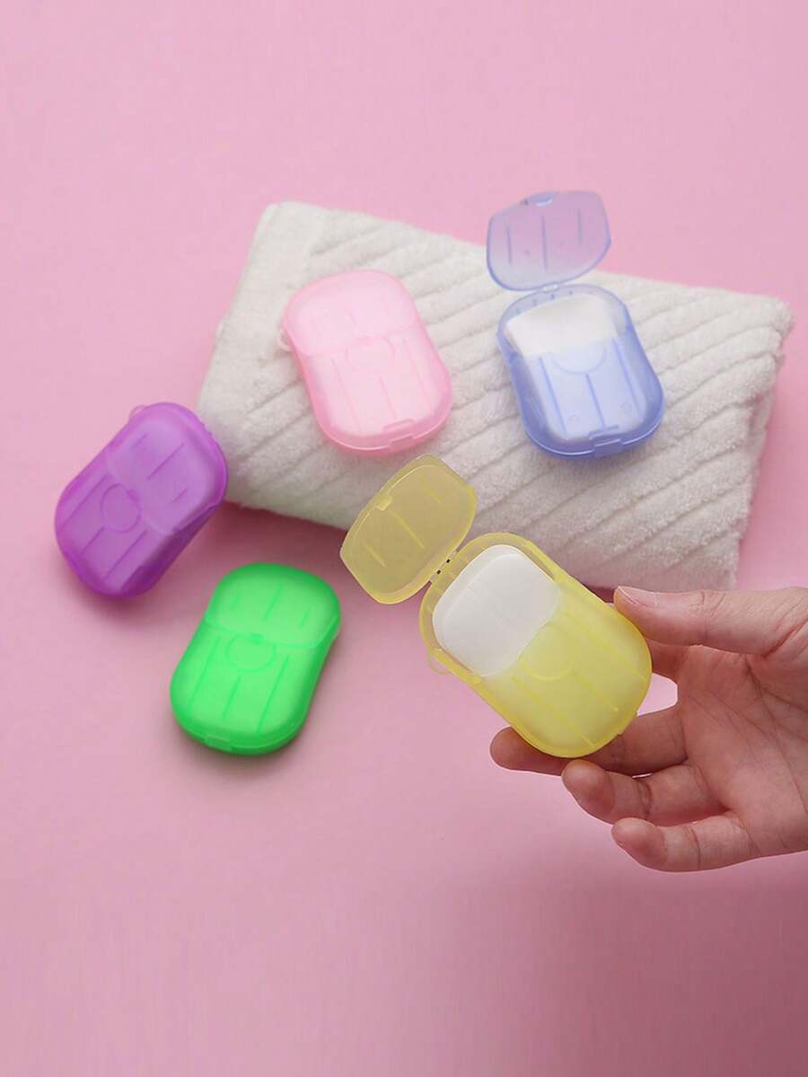 Giấy xà phòng mini dùng một lần, giấy xà phòng rửa tay di động, thích hợp cho du lịch ngoài trời, giấy xà phòng cầm tay, giấy xà phòng, giấy xà phòng không gỉ, thích hợp cho học sinh, giấy xà phòng du lịch di động, khăn giấy đa chức năng, giấy xà phòng du lịch thiết yếu, đồ dùng du lịch, kỳ nghỉ hè, đồ dùng học tập - Nhiều màu - Xem 1