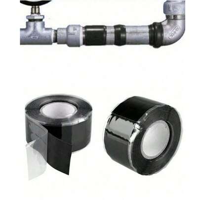 3pcs Roll Of Waterproof Leak Repair Tape, Self-Adhesive Waterproof Silicone Tape, Used For Insulation And Pipeline Sealing, Waterproof And Moisture-Proof Leak Repair Tape, Can Be Freely Cut, Used For Various Plastic Products, Doors And Windows, Roofs, Canopies, Buckets, Water Pipes, Strong Leak Stoppage, Good Flexibility, Can Be Torn By Hand, Strong Adhesion, - Household Maintenance, Industrial And Professional Use