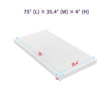 Premium White Memory Foam Mattress,Advanced White Memory Foam Mattress, Breathable Single Mattress In Bedroom And Guest Room, Comfortable Sleeping Solution - 白色 - 查看 9