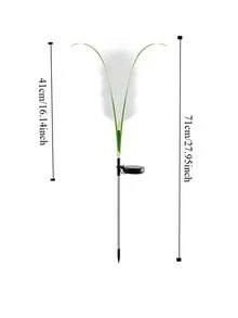 1pc Solar Powered Reed Grass Garden Light, Waterproof Warm White LED Outdoor Path Light, Suitable For Lawn, Patio, Yard Decor - Solar Lights - View 12