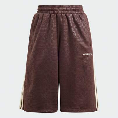 Adidas Quần short nữ dáng suông dệt kim, chiều dài ống quần 5 inch, thích hợp cho mùa xuân/hè JC6142