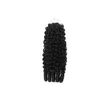 Rambut Rajut Manusia Keriting Burma, Ekstensi Rambut Rajut Manusia Keriting Burma, Dapat Digunakan Kembali, Tidak Terlihat, Tanpa Simpul, Bundel Rambut Rajut Manusia 18 Inci, Hitam Alami - Natural Black - View 14