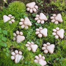 20块猫爪踏脚石，树脂花园踏脚石，户外装饰石，防滑庭院踏脚石，可爱猫爪造型装饰，花园小径铺路石，阳台景观装饰，草坪踏脚石，防水防紫外线，经久耐用，创意卡通猫爪印，户外花园景观装饰，树脂工艺品，耐磨防褪色，乡村风格花园装饰 - 貓爪腳踏石 - 查看 3