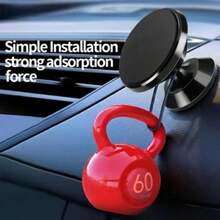 Magnetic Desktop Phone Holder Stand, Strong Magnetic Grip, Compact Design, Stable Structure - A - View 7