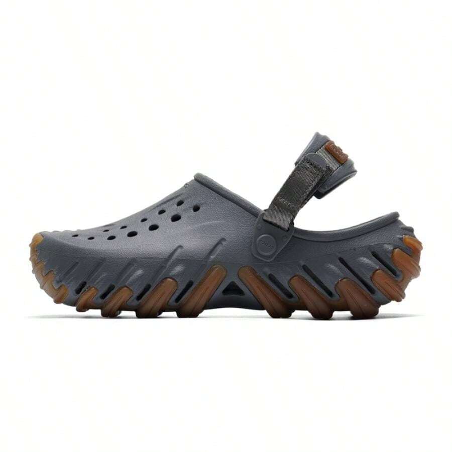 Crocs 女款運動涼鞋/拖鞋木屐 2026夏季新款男女通用戶外沙灘涼鞋木屐鞋 211675-0DA - 深灰色 - 查看 1
