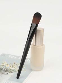 1支/2支装 新款扁平舌形粉底化妆刷，不吸粉 - 彩色 - 查看 6