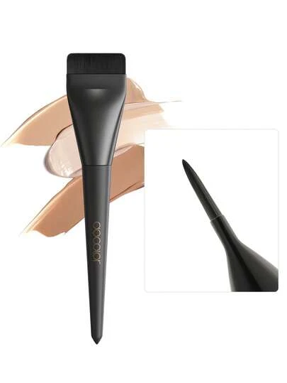 docolor Pincel de maquillaje ultra fino, acabado de aerógrafo en segundos, aplicación de base sin marcas ni rayas, cerdas ultra suaves y densas que difuminan el producto a la perfección para un acabado suave y natural, sin desperdicio, sin rayas, solo piel perfecta.