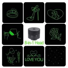 1pc Green Laser Pointer High Power Flashlight: Rechargeable Green Laser Pointer With Star Cap, Battery And Charger Included, Powerful Long-Range Laser Beam Pointer Suitable For Astronomy Demonstration, Outdoor Camping, Cat Toys, 8-In-1 Laser Head Patterns Including Love & Romance Proposal And Cute Cartoon Animal Patterns,School Supplies,Back To School - one-size - View 6