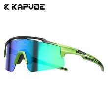 Kapvoe Half-Frame Fashion Sports Eyeglasses, Suitable For Outdoor, Travel, Driving And Daily Life. Windproof Sports Goggles, Suitable For Hiking, Running, Driving, Cycling And Fishing. Sports Style, Suitable For Beach, Unisex. - Multicolor - View 7