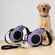 3m 5m Available Retractable Leash,Bone Shaped Dog Walking Leash,Suitable For Outdoor Dog Walking Rope - Purple - View 2