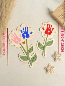 Tranh in dấu tay thủ công dành tặng Mẹ nhân Ngày của Mẹ, Bó hoa hồng bằng gỗ in dấu tay, Thiệp chúc mừng in dấu tay thủ công bán sỉ dành tặng Mẹ nhân Ngày của Mẹ, Quà lưu niệm thủ công cho gia đình và trường học, Quà tặng Ngày của Mẹ, Quà tặng cho Bà, Vật kỷ niệm dành cho Mẹ và Bà, Quà lưu niệm thủ công Ngày của Mẹ, Tiệc Ngày của Mẹ trong lớp học - Một kích thước - Xem 11