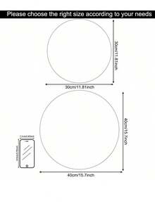 1件粉色圆形装饰地垫，仿毛皮圆形地毯，蓬松可水洗小地毯，适用于美甲桌、化妆品展示、各种摄影装饰、简约时尚家居装饰，四季皆宜 - 粉色 - 查看 7