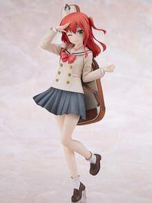 Doki Doki Literature Club! Literature Club Figure Model, Anime Character Cute Girl Figure Ornament, Height About 18CM, Monika Figure Model, Sayori Figure Model, Natsuki Figure Model, Yuri Figure Model, Home Desktop Anime Figure Model Ornament, Cute Girl Figure Model Ornament, Doki Doki Literature Club Figure, Doki Doki Literature Club Peripheral Figure Model (Model Base Transparent Or White Random) - Multicolor - View 6
