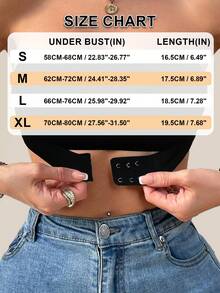 1pc Strapless Front Closure Seamless Wireless Bra, High Elasticity, Soft Fabric, Slip-Resistant, Women's Underwear - Black - View 6