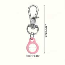 1pc/6pcs Pen Clip Keychain, Hook Design Can Hang Pen, Suitable For Bags, Belts, Casual Style Keyring Accessory - One Size - View 2
