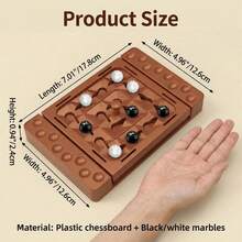 Orbital Logic Strategy Board Game,Develops Logic And Strategy Skills, Interactive Gameplay For Double Players,With ABS Material Construction, Educational Strategy Board Gamefor 3+ Years Old Kids - 彩色 - 查看 7